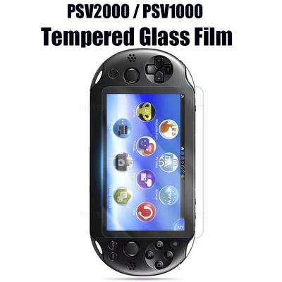 2pcs Game Machine Tempered Film for Sony PS Vita 2000 PSV2000 Tempered Glass Protective ON PS Vita 1000 PSV1000 Protector Film