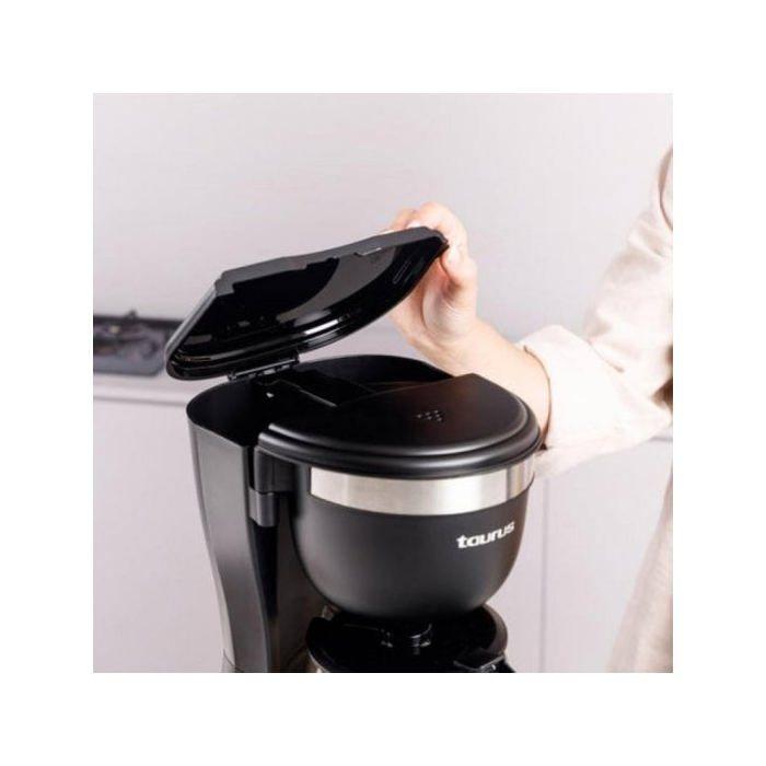 Kávovar s filtrem Taurus Verona 6 0 6L 600W Černý Nerezový Ocel Systém proti odkapávání
