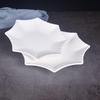 Creative White Irregular Shell & Octagon Plates - Western Style Tableware for Cold Dishes and Vegetables