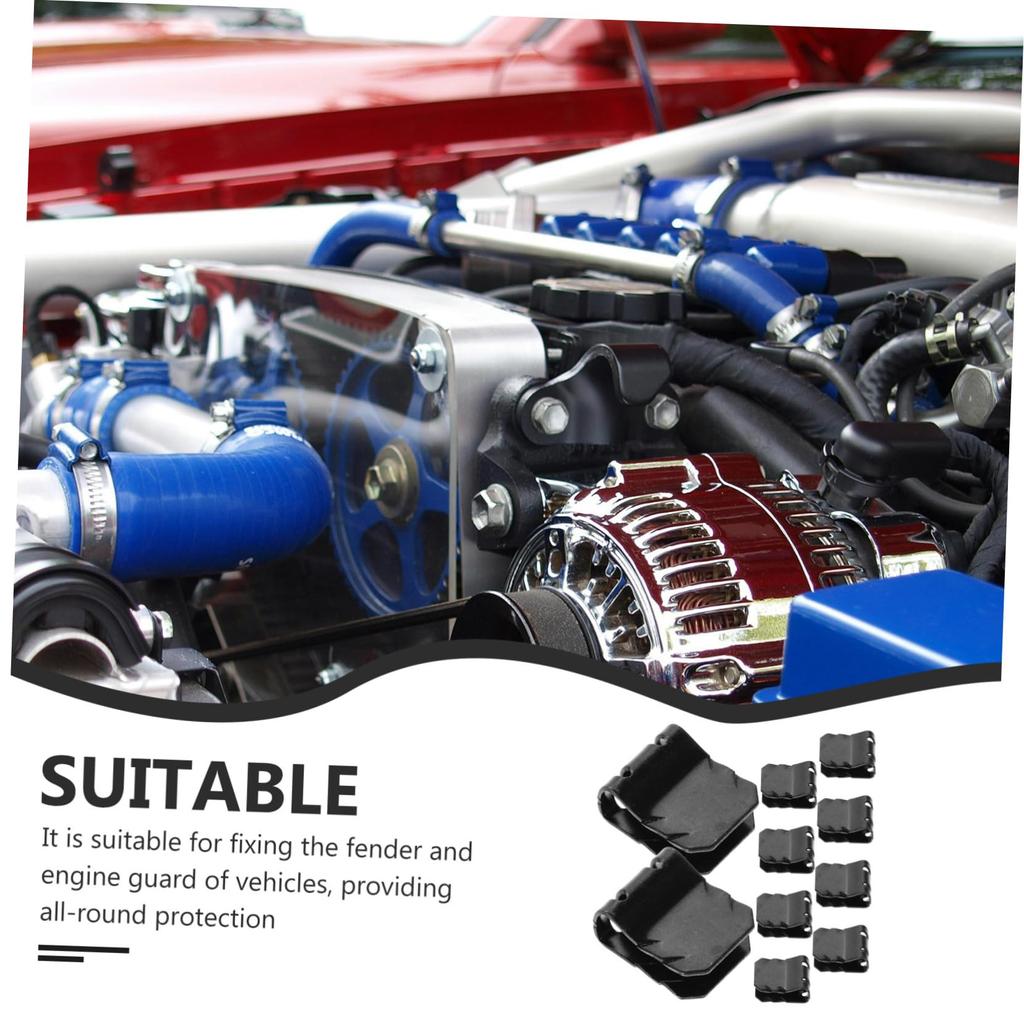 CALLARON 10pcs Fender Buckle Car Door Panel Snap Driver Car