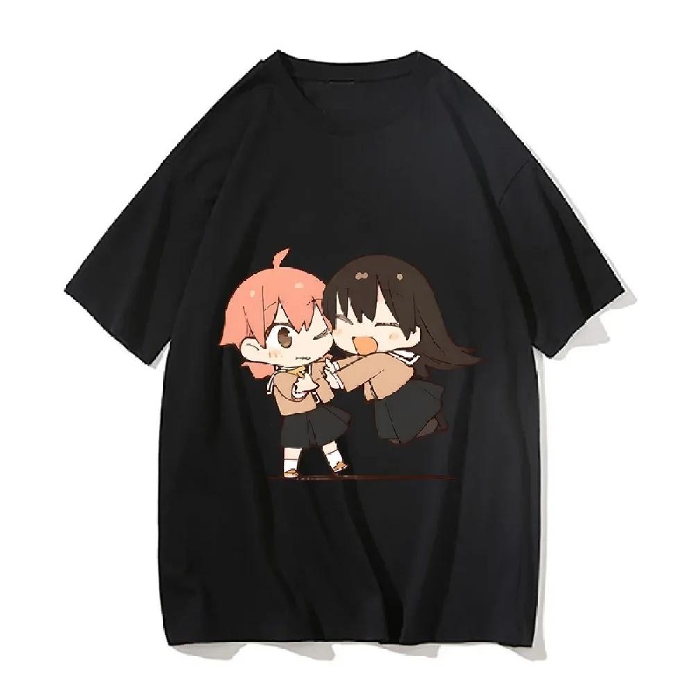 Bloom Into You T Shirt Men Japanese Cute Anime T-shirt Cartoon Harajuku Graphic Tees Unisex Clothing Tops Female Tshirt Normal