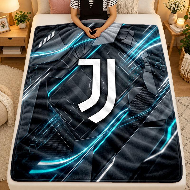 Coperta di Flanella Juventus FC Calda Morbida Coperta Plaid per Uso Interno Divano Letto Soggiorno