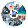 Touch Screen Swimming Waterproof Waist Pack PVC Diving Shoulder Waist Pack Bag New Swimming Bags