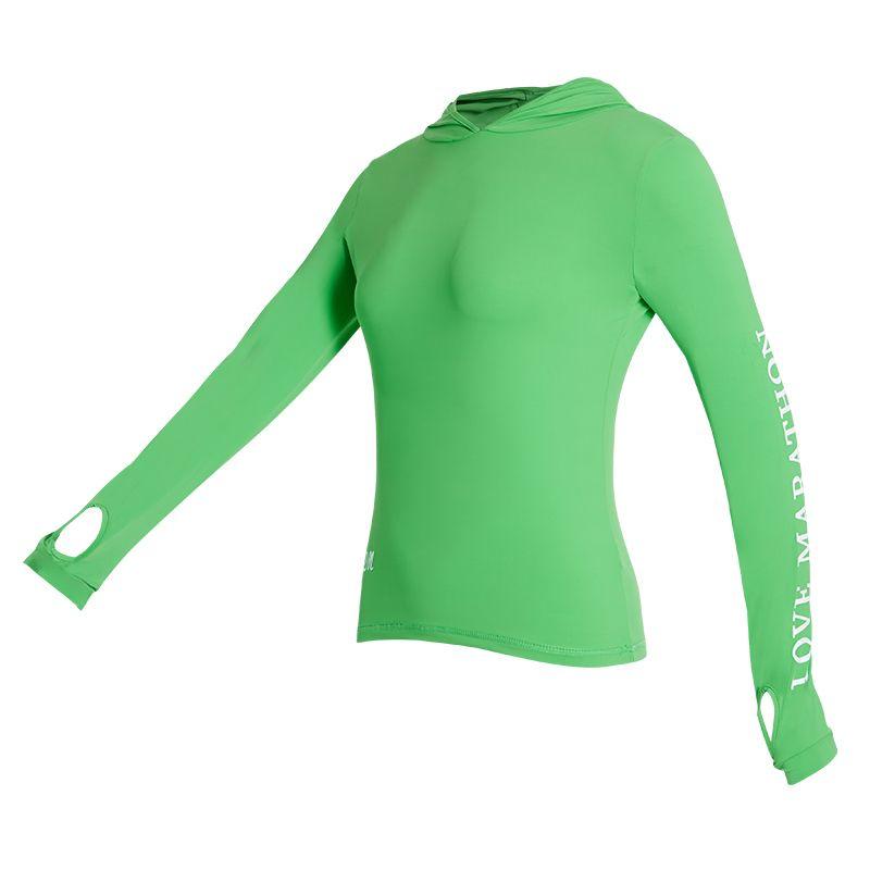 Long-sleeved Hooded Sports T-shirt Fitness Clothing Quick-drying Breathable Sunscreen Tops