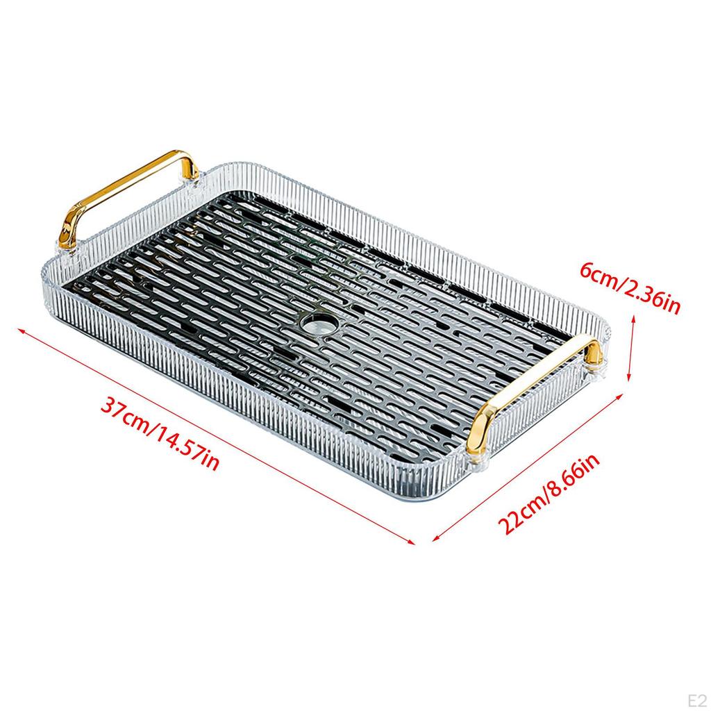 Ablauf Tablett Haushalt Platte Rechteckigen Multifunktions Leichte Badezimmer Organizer Getränke