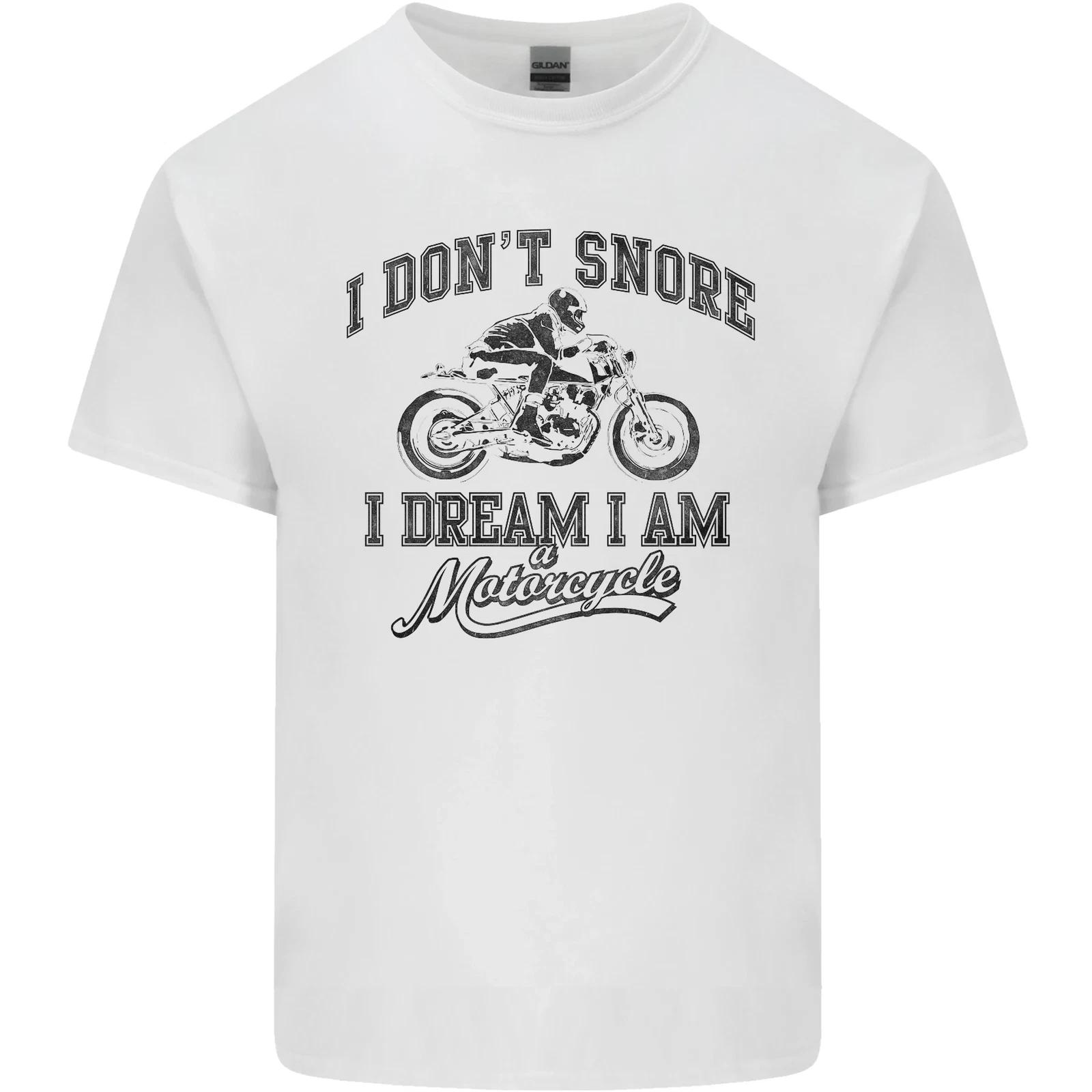 

I Dont Snore Motorbike Biker Motorcycle Kids T-Shirt Childrens 4XL