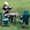 Feitule Portable Aluminum Folding Table & Chair Set