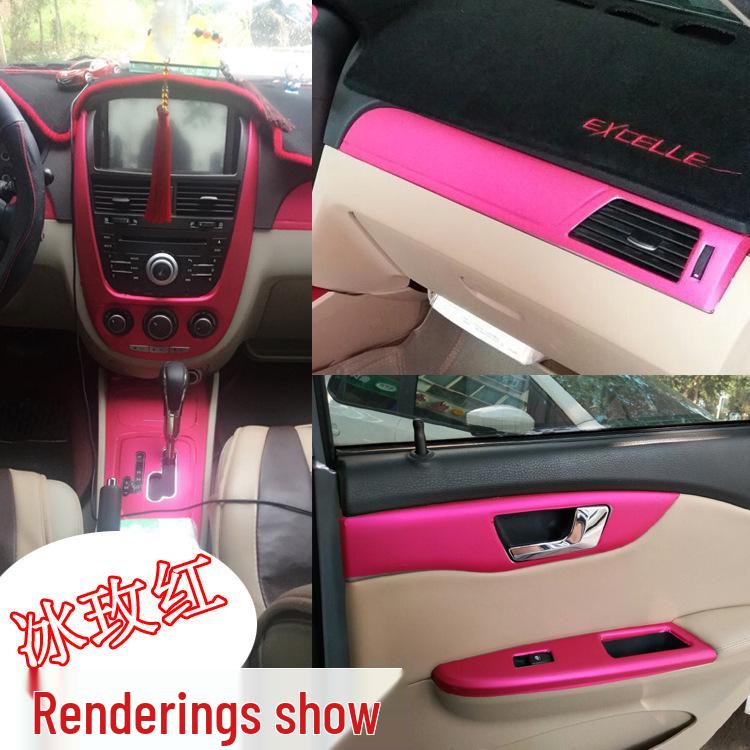 Buick Excelle 03-16 Carbon Fiber Interior Stickers for Console & Window Controls