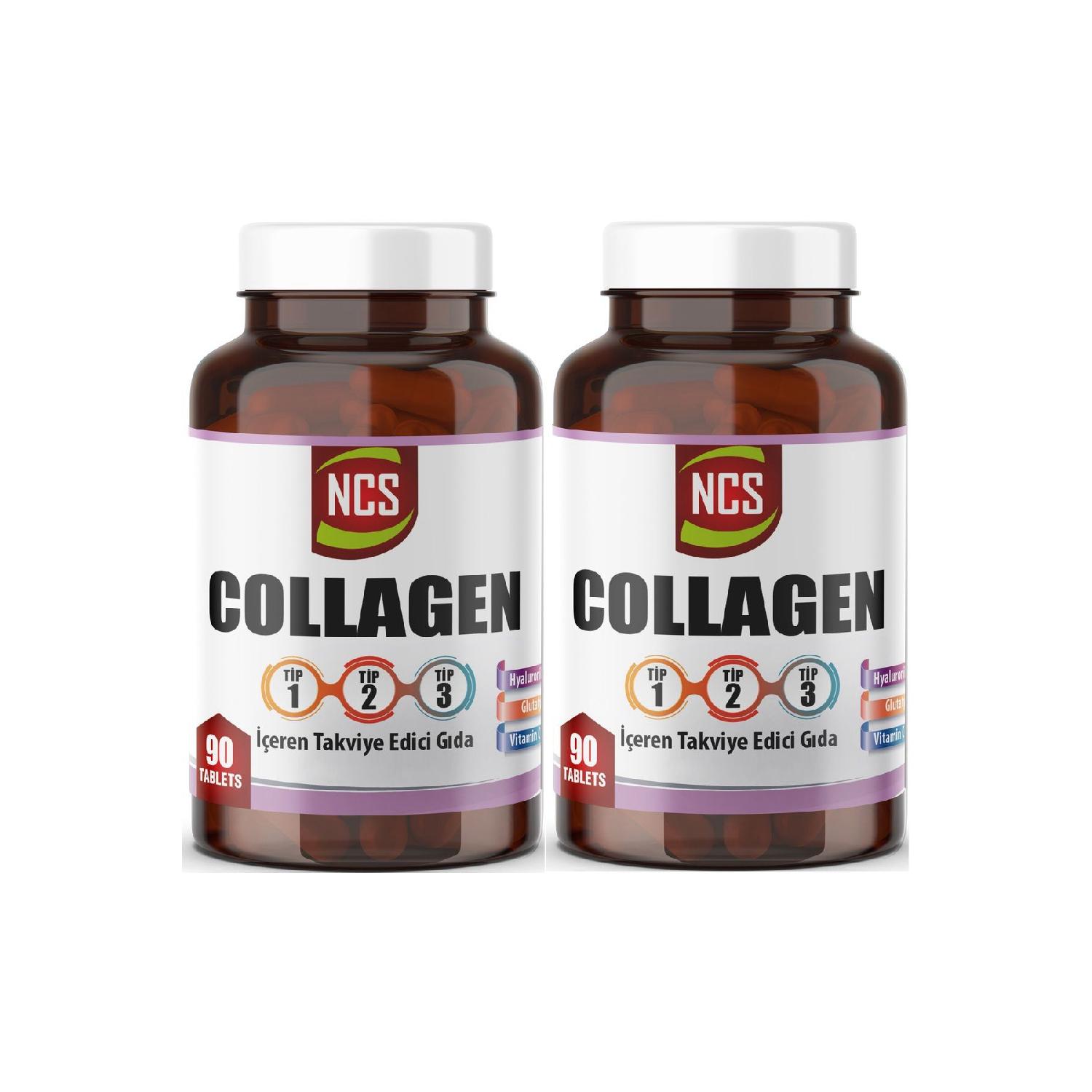 

collagen (type) 1-2-3 Hyaluronic Acid 2 X 90 Tablets Glutathione C