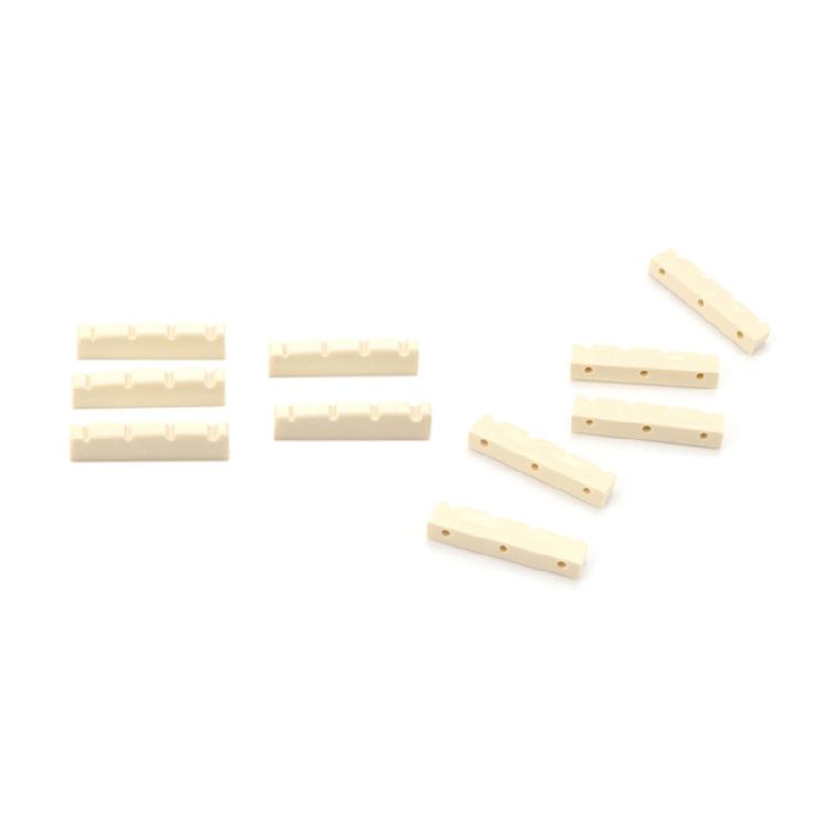 5Pcs Slotted Top Guitar String Nut Replacement for 4 Strings Musical Instrument