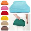 Versatile Solid Color Women Beach Clutch Bag Large Capacity Soft Elastic Crochet Handbag Hollow Out Dumpling Purse Summer Season