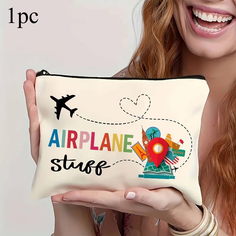 1 шт. Косметичка с принтом городских достопримечательностей, портативные сумки для хранения, дорожная сумка для документов, багажная сумка для хранения вещей, многоцелевая косметичка