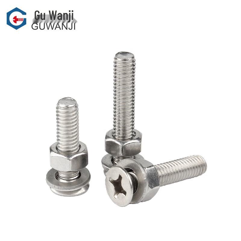 304 Stainless Steel Phillips Flat Head Screw & Nut Assortment