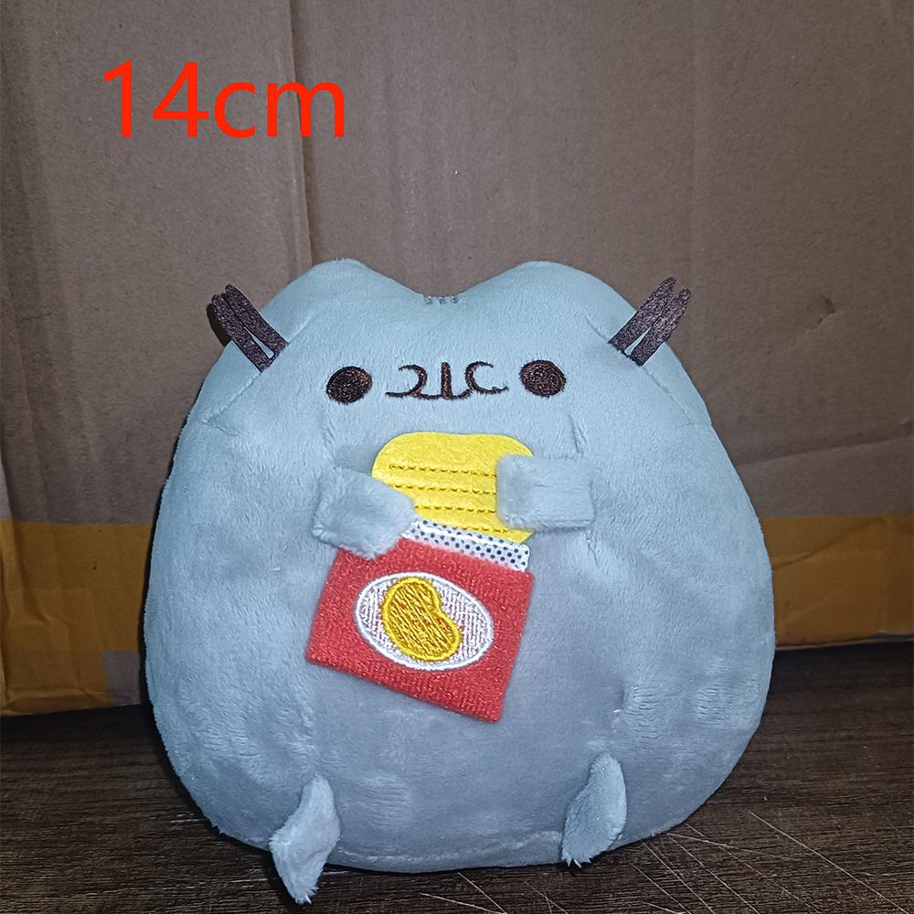 Donut Unicorn Kawaii Angel Cat Cartoon Plush Fill Animal Doll Potato Chip Ice Cream Pizza Cat Gifts for Children/
