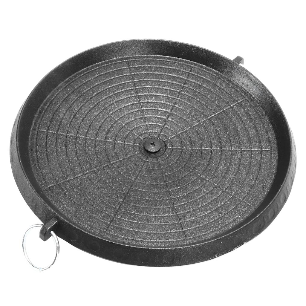 Płyta do grilla z otworem na olej Łatwa do czyszczenia Równomiernie rozprowadza ciepło Odporna na zużycie Dwuwarstwowy grill do koreańskiego BBQ