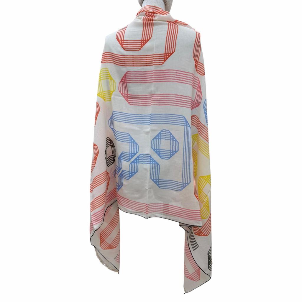 Pristine HERMES Scarf Rectangle Cashmere Women Used