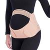 Maternity Belly Support Band 3-Piece Set, Adjustable Pregnancy Back Brace for 2nd & 3rd Trimester, Relieve Back & Hip Pain, Belly Band for Women