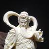 Ivory Fruit Carving Guangong Statue, Garan Bodhisattva, Wu Caishen Buddha Statue, fortune calling, Home Decoration