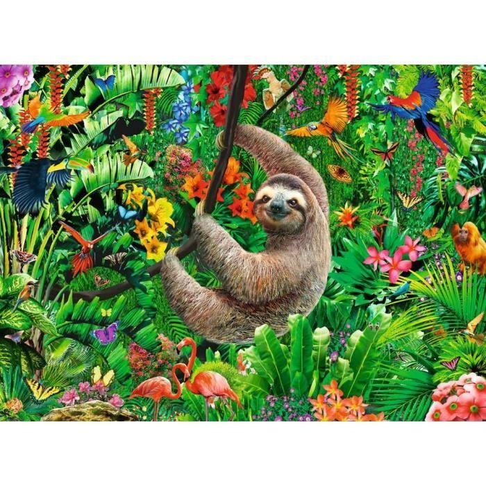 Puzzle enfant Ravensburger - Schattige luiaard - 300 pièces - Animaux
