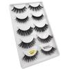 3/5 Pairs 3D Faux Mink Hair Soft Eyelashes Natural Thick Long False Eyelashes Dramatic Fake Lashes Handmade Eyelashes Faux Cils