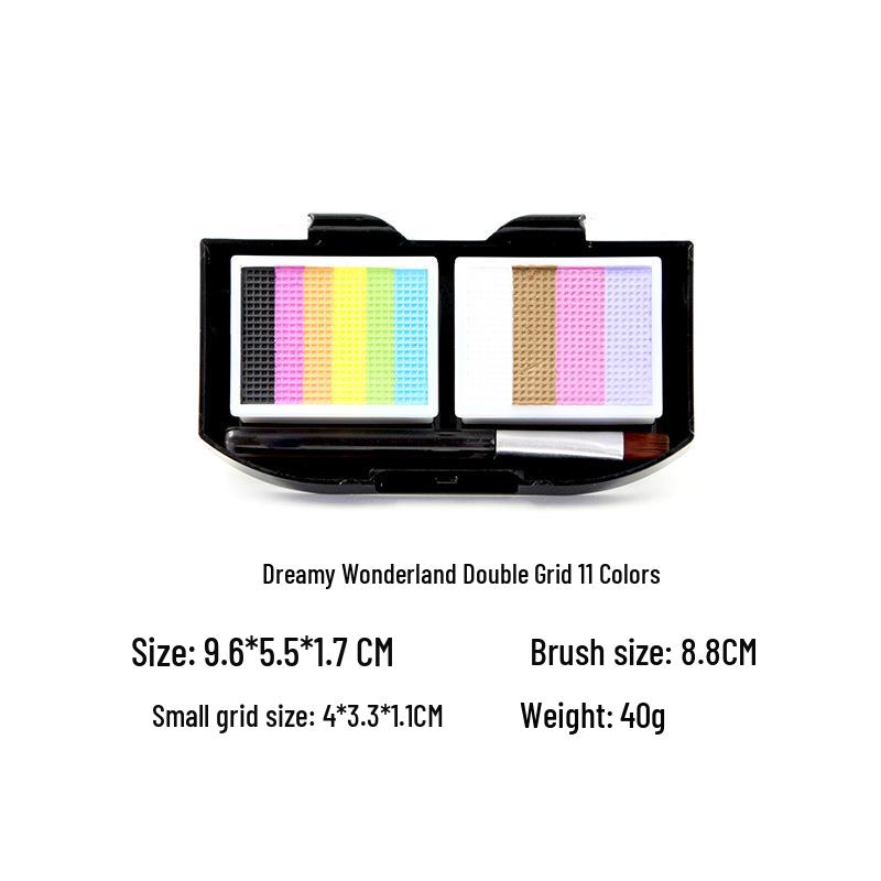 

Детский аквагрим для сцены, уличных выступлений и Хэллоуина - Радужные полоски (запасные)