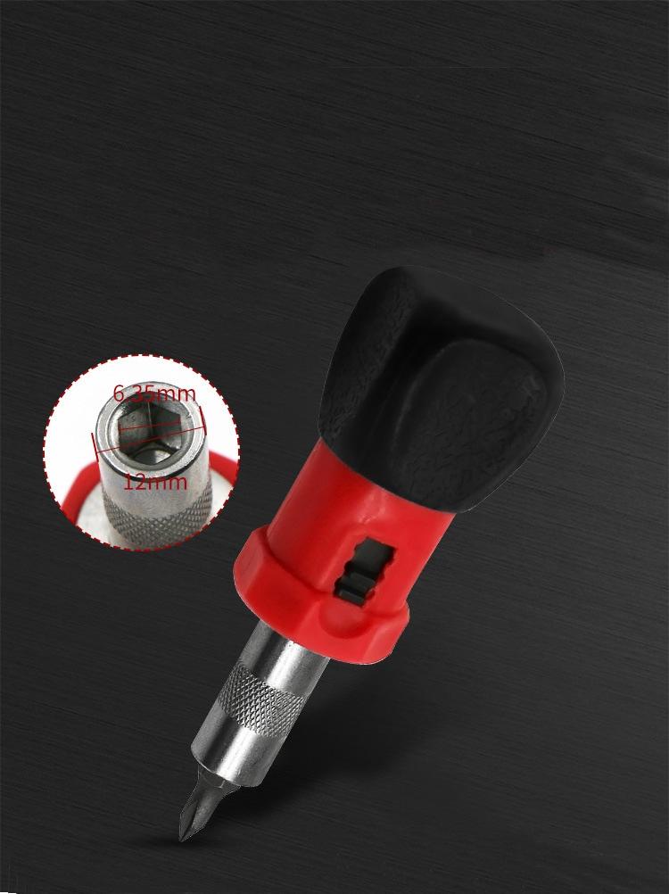 Ratchet Wrench Screwdriver Screw Driver 6.35mm Anti-slip handle 80*33mm