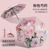 High-value original meteor umbrella Sun umbrella Women's high-end sunscreen umbrella Small and lightweight thickened vinyl 50 +