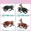 Stunning Spanish Bullfighter Figurine Set With Authentic North African Bull Design