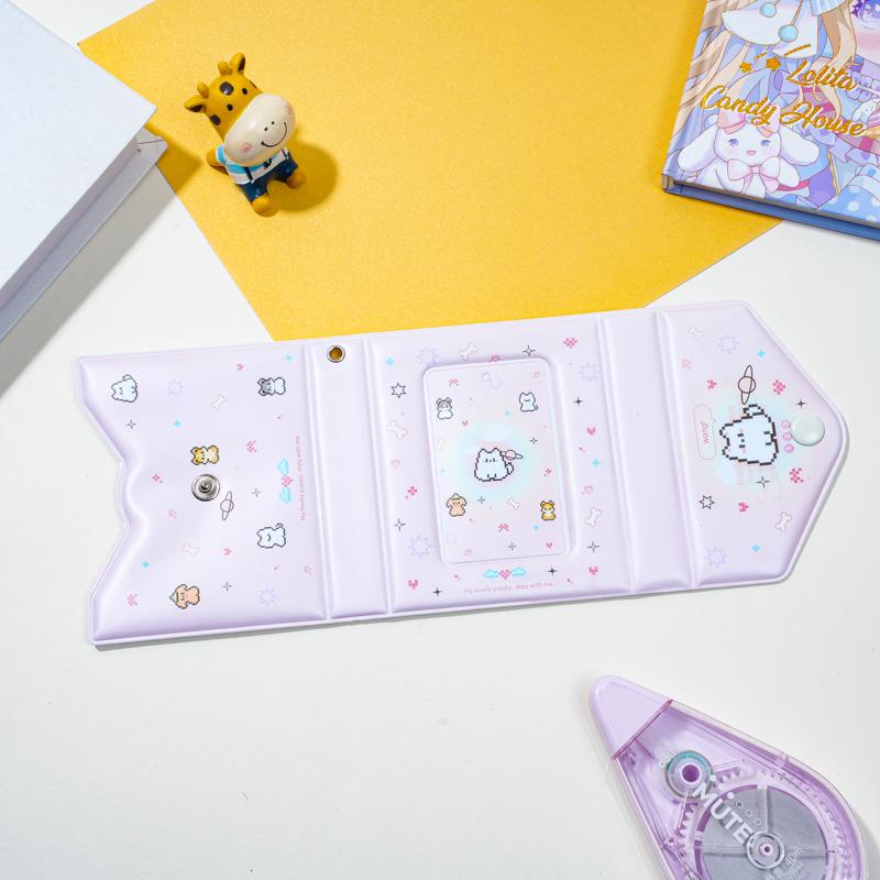 Cartoon 3 Inch Album Photo Postcard 36 Pockets Cards Mini Album Kpop Idol Pictures Collection Album Name Cards Storage Holder