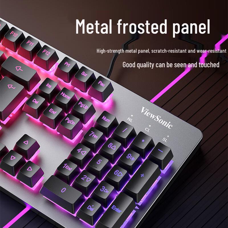 Youshi Mechanical Feel Wired Keyboard and Mouse Combo