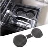 Carbon Fiber Center Cup Holder Slot Mat Trim Sticker For Hummer H2 03-09