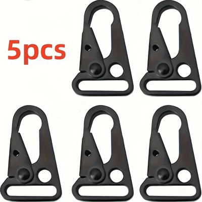 5 Stück Zinklegierung D-Ring Deckwerkzeug - Druckschnalle Multifunktionaler Schlüsselhalter Clip Schlüsselring Rahmen Schnellaufhängung Haken