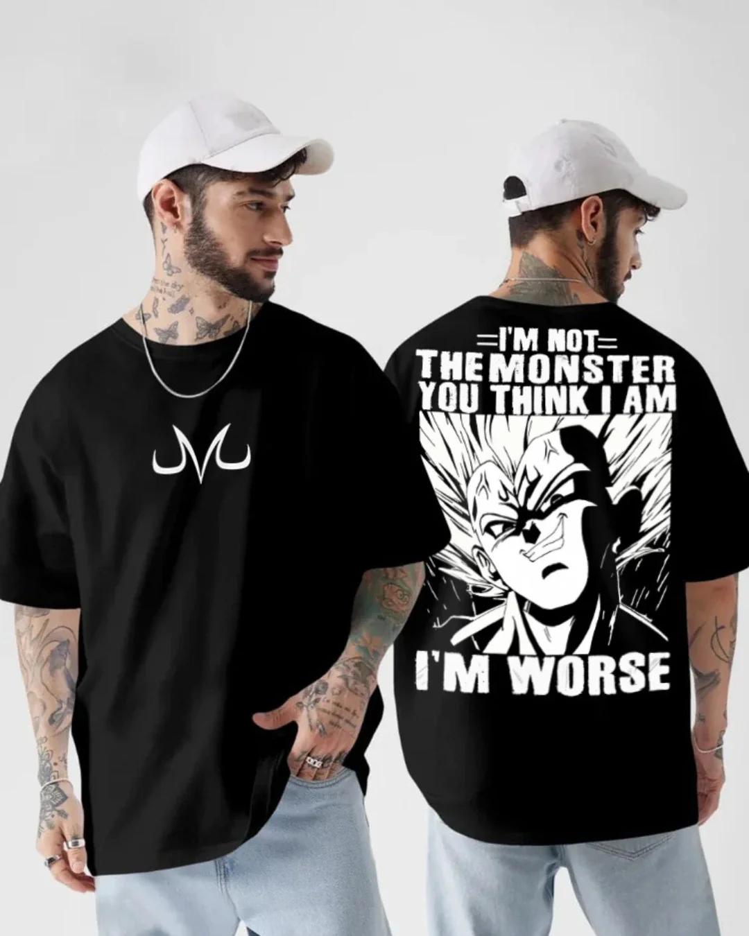 

Dragon Ball Demon Bejita Printed T-shirt Short Sleeve Men s 2026 Summer New Fashion Pattern T-shirt Street Wear S разноцветный