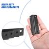 6Pcs Heavy Duty Stainless Steel Furniture Fixer L Shape Corner Brace Right Angle Bracket for Tabletop Desktop Shelving