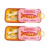 Sardine Can Jewelry Storage Box Small Accessory Holder for Earrings Necklaces and Daily Tabletop Use Indoors