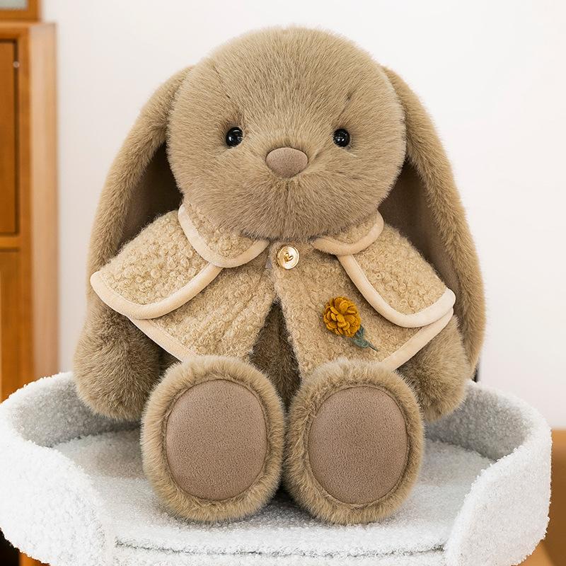 

Супер милый шарф Ушки-висюльки Кролик Плюшевые игрушки Подарок на день рождения девочки Украшение для дома Город видеоигр Искупление Кукла 25cm【0.33kg】