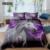Luxury 3D Bedding Set Europe Queen King Double Duvet Cover Set Bed Linen Comfortable Blanket/Quilt Cover Bed Set Animal  Horse