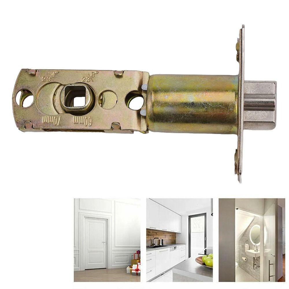 1Pcs Privacy Door Lock Latch Stainless Steel Internal Bolt Catch Durable Lock Tongue Core Hardware