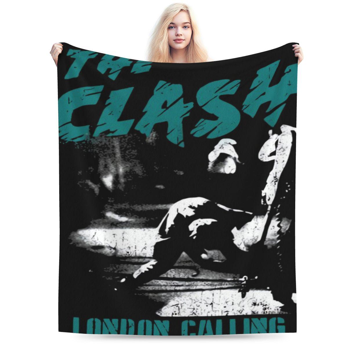 

The Clash London Calling Custom Warm Gift An UltraSoft Micro Fleece Blanket 75x100cm
