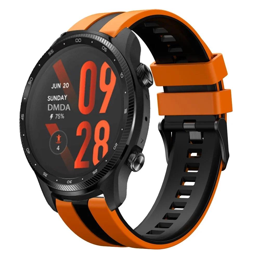 Sport Strap Silicone Watch Bracelets 22mm 20mm For TicWatch Pro 3 Ultra E3 E2 S2 Pro X GTW 2021 Smartwatch Band Women Men Correa 3