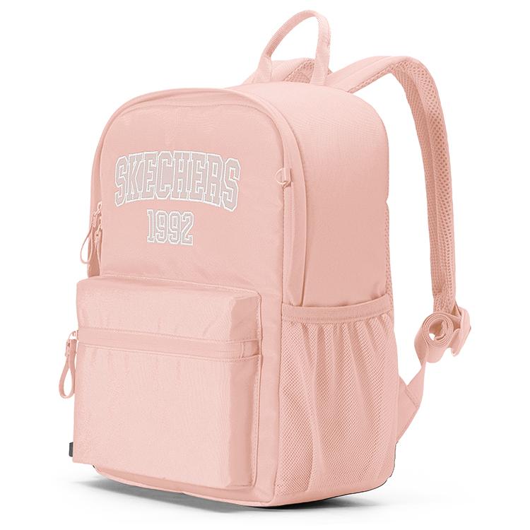 Skechers 14L Large Capacity Fashionable Versatile Commuter Cute College Style Sports Travel Lightweight Backpack Unisex Backpack L325K103-02P1
