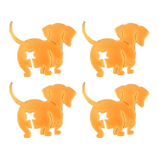 4Pcs Cat Butt Bread Clip Reusable Cat Dog Food Bag Clips 3D Printed Funny Cat Dog Butt Shaped Bread Tie Cat Lover Gifts