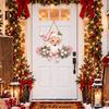 Seasonal Front Door Decor Wooden Christmas Hanger, Santa Claus Wall Plaque, Holiday Sign for Entryway Mantel Corridor Decor, Gift Family Friends