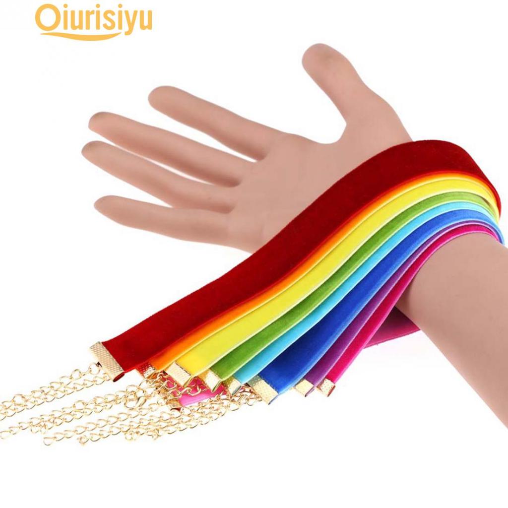 Szeroki miękki aksamitny naszyjnik Lady Party Klub nocny Naszyjnik Gotycka biżuteria Charm Gift