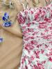 2026 Chic French Floral Slip Dress: Waist-Cinching Summer Fashion