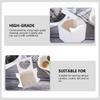 20 Pcs Cupcake Packaging Heart Shaped Window Box Dessert Container Open The Paper Boxes Cups