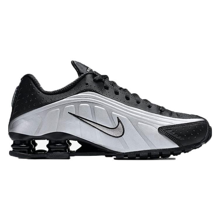 Nike Shox R4 Black Metallic Silver