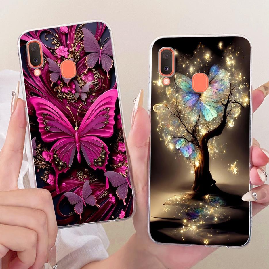 For Samsung Galaxy A20 A20e A20s Case Cute Lion Fashion Painted Cover Soft Silicone Case For Samsung A20 A 20 s Galaxy A20e Bags