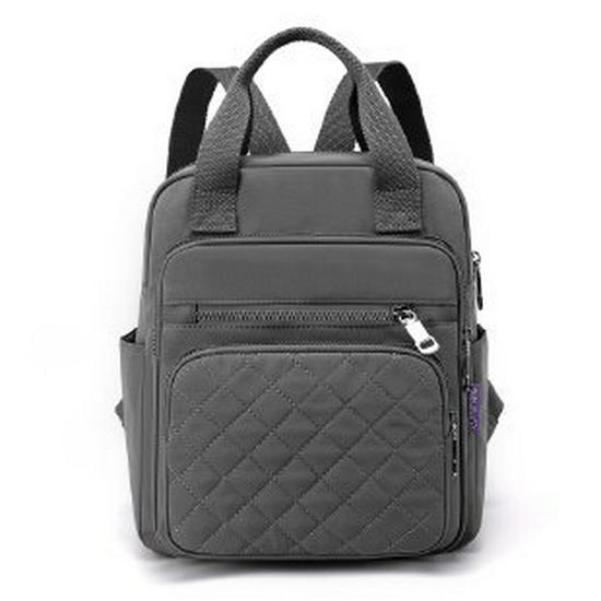Women's Large Capacity Quilted Nylon Backpack - New Fashion Casual Travel Style