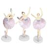 Charm Ballerina Cake Decoration Set Perfect for Ballet Party Favors Supplies Pink Ballet Girl Figure Cake Decoration